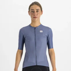 Sportful Checkmate Dames Jersey - Berry Blue Mauve -Fiets Vonk Verkoopwinkel 01 1122016 464