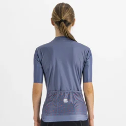 Sportful Checkmate Dames Jersey - Berry Blue Mauve -Fiets Vonk Verkoopwinkel 02 1122016 464