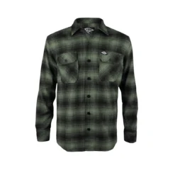 LOOSE RIDERS Flanellen Overhemd - Groen