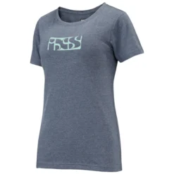 IXS Brand Dames T-shirt - Aqua/Navy