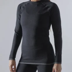 Craft ADV Warm Fuseknit Intensity LS Vrouwen - Zwart -Fiets Vonk Verkoopwinkel 1909735 999000 ADV Warm Fuseknit Intensity LS Closeup1