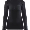 Craft ADV Warm Fuseknit Intensity LS Vrouwen - Zwart
