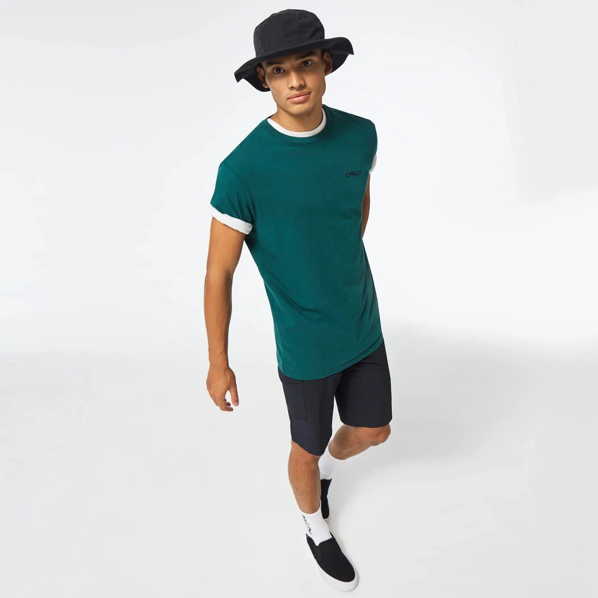 Oakley Retro Heathered B1B Tee - Jagergroen 4 Oakley Retro Heathered B1B Tee - Jagergroen - Afbeelding 4