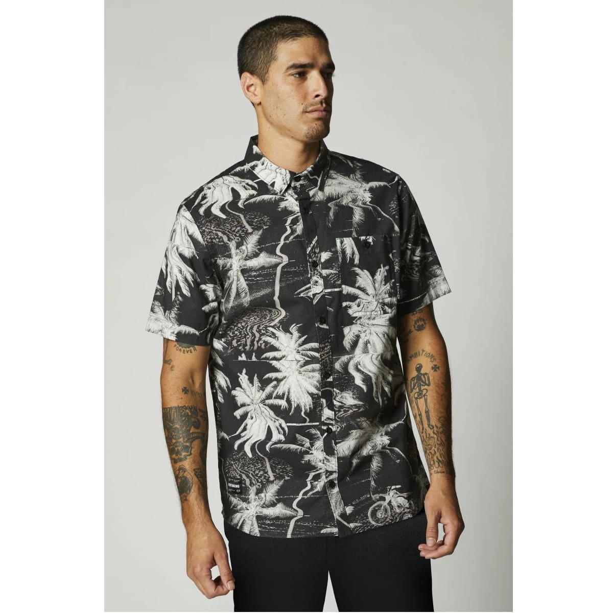 Fox Racing Bad Trip - Shirt Met Korte Mouwen - Zwart/Wit 2 Fox Racing Bad Trip - Shirt Met Korte Mouwen - Zwart/Wit - Afbeelding 2