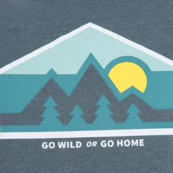 Go Wild T-shirt - Blauw -Fiets Vonk Verkoopwinkel 4051053362160 0067