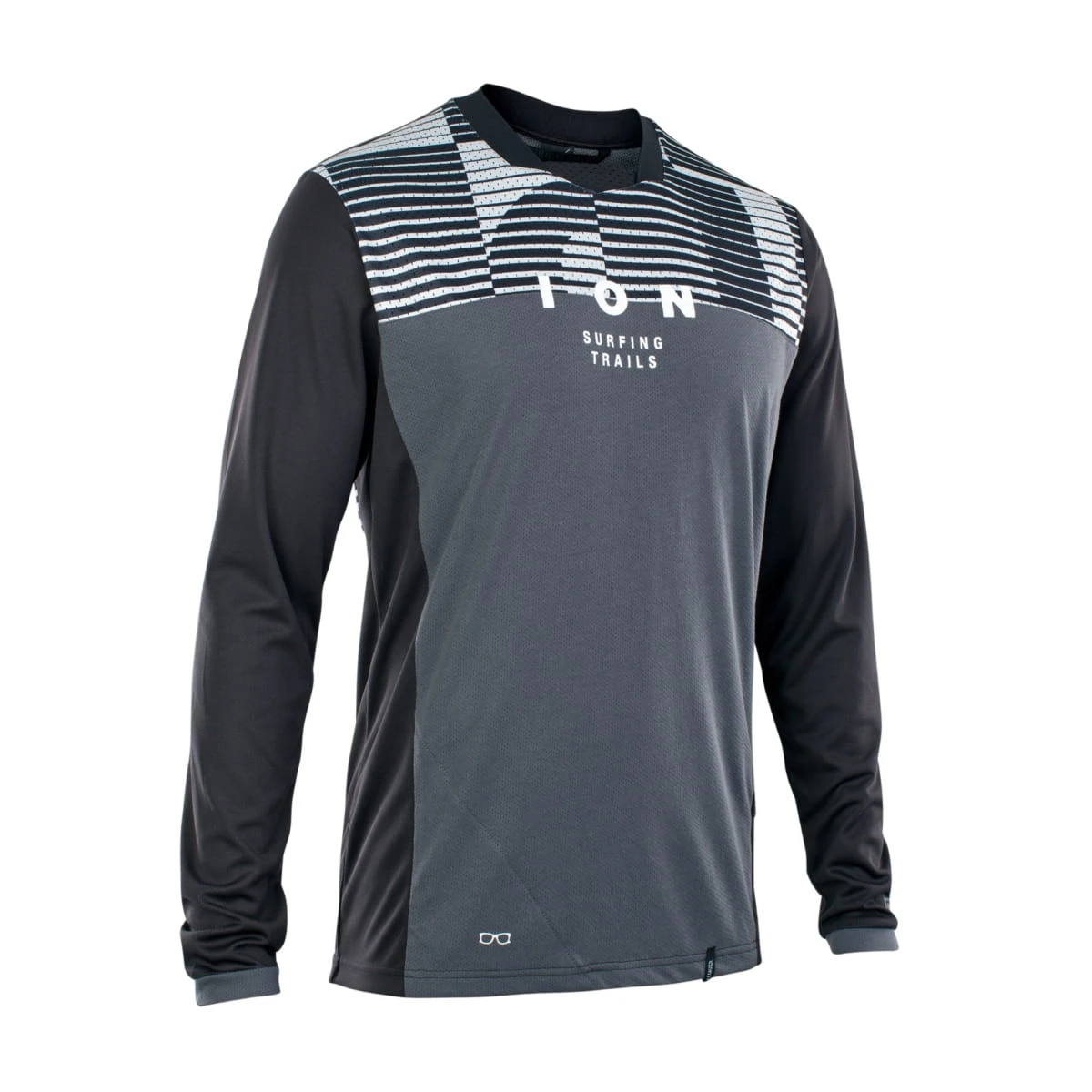 ION Scrub Mesh_ine - Trui Met Lange Mouwen - Zwart/Wit 1 ION Scrub Mesh_ine - Trui Met Lange Mouwen - Zwart/Wit