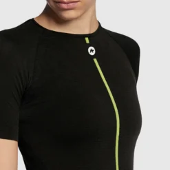 Assos Dames Lente Herfst SS Skin Layer Korte Mouw Zwart 8 Assos Dames Lente Herfst SS Skin Layer Korte Mouw Zwart -Fiets Vonk Verkoopwinkel ASSOS P12 40 433 18 41