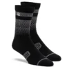 100% Advocate Performance Sokken - Zwart/Charcoal