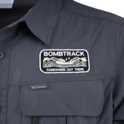 Bombtrack Columbia Wanderlust Reisshirt - Grijs -Fiets Vonk Verkoopwinkel BOMBTRACK COLUMBIA wanderlust shark 3