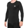 100% Basecamp Base Layer Long Sleeve Jersey - Zwart