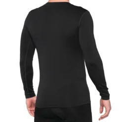 100% Basecamp Base Layer Long Sleeve Jersey - Zwart -Fiets Vonk Verkoopwinkel BasecampBaseLayerLSJersey black 2
