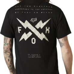 Fox Racing Geijkte SS Tech Tee Zwart -Fiets Vonk Verkoopwinkel CalibratedSSTechTeeBlack 2