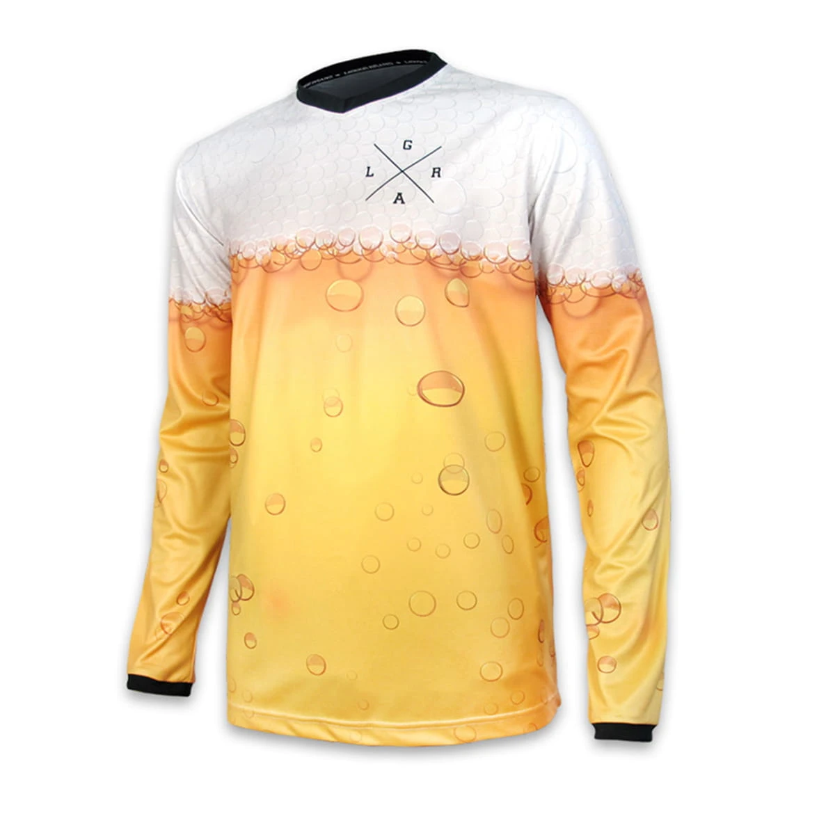 LOOSE RIDERS Proost Trui - Geel/Wit 1 LOOSE RIDERS Proost Trui - Geel/Wit