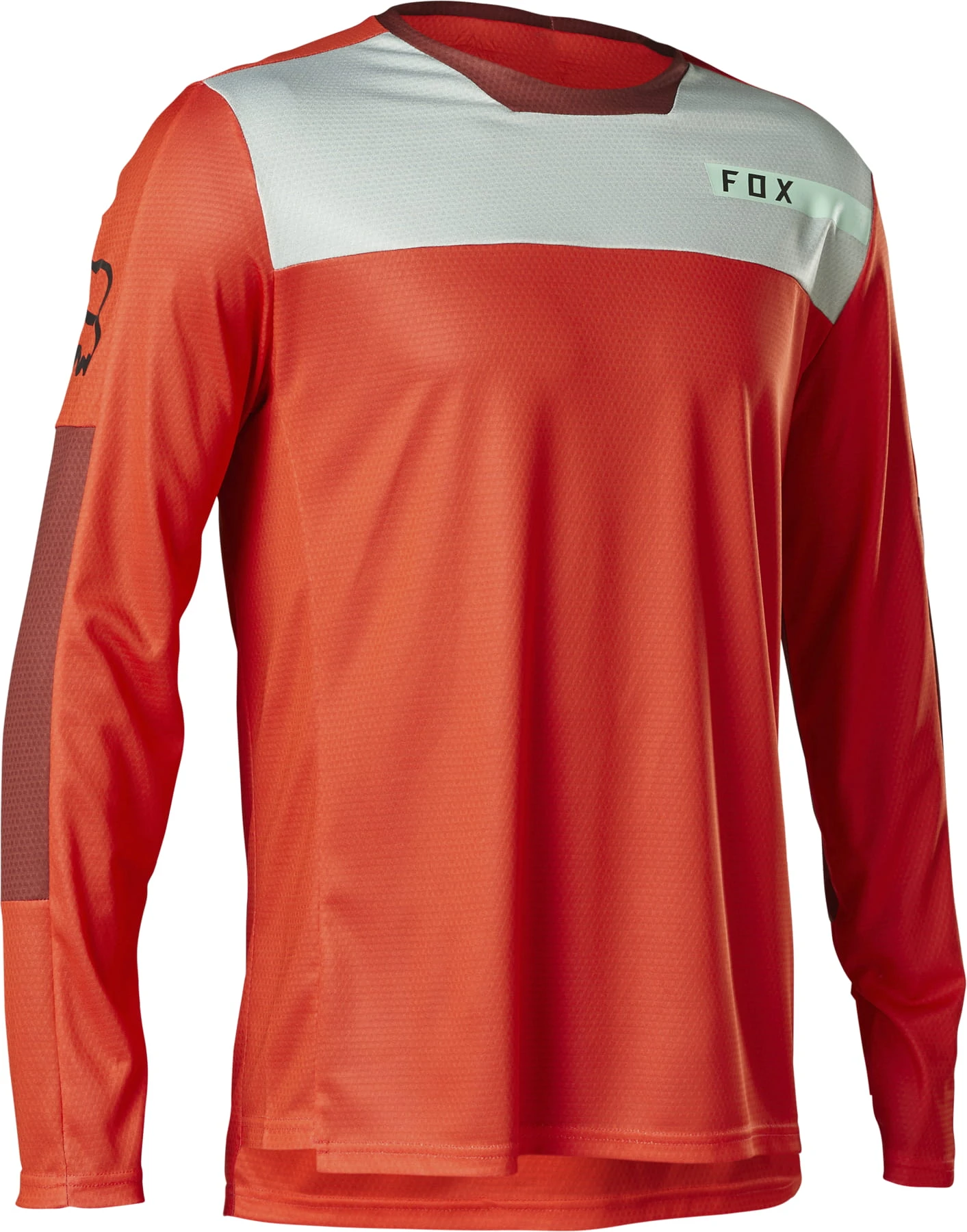 Fox Racing Verdedigen LS Trui Mot Fluorescerend Rood 1 Fox Racing Verdedigen LS Trui Mot Fluorescerend Rood