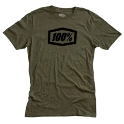 100% Essentieel T-shirt - Groen/Zwart