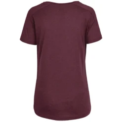 IXS Flow Vrouwen Tech Tee Contour Rozijn -Fiets Vonk Verkoopwinkel FlowWomenTechTeeContourraisin 4