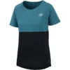 IXS Flow Women Tech Tee Mountain Everglade-zwart