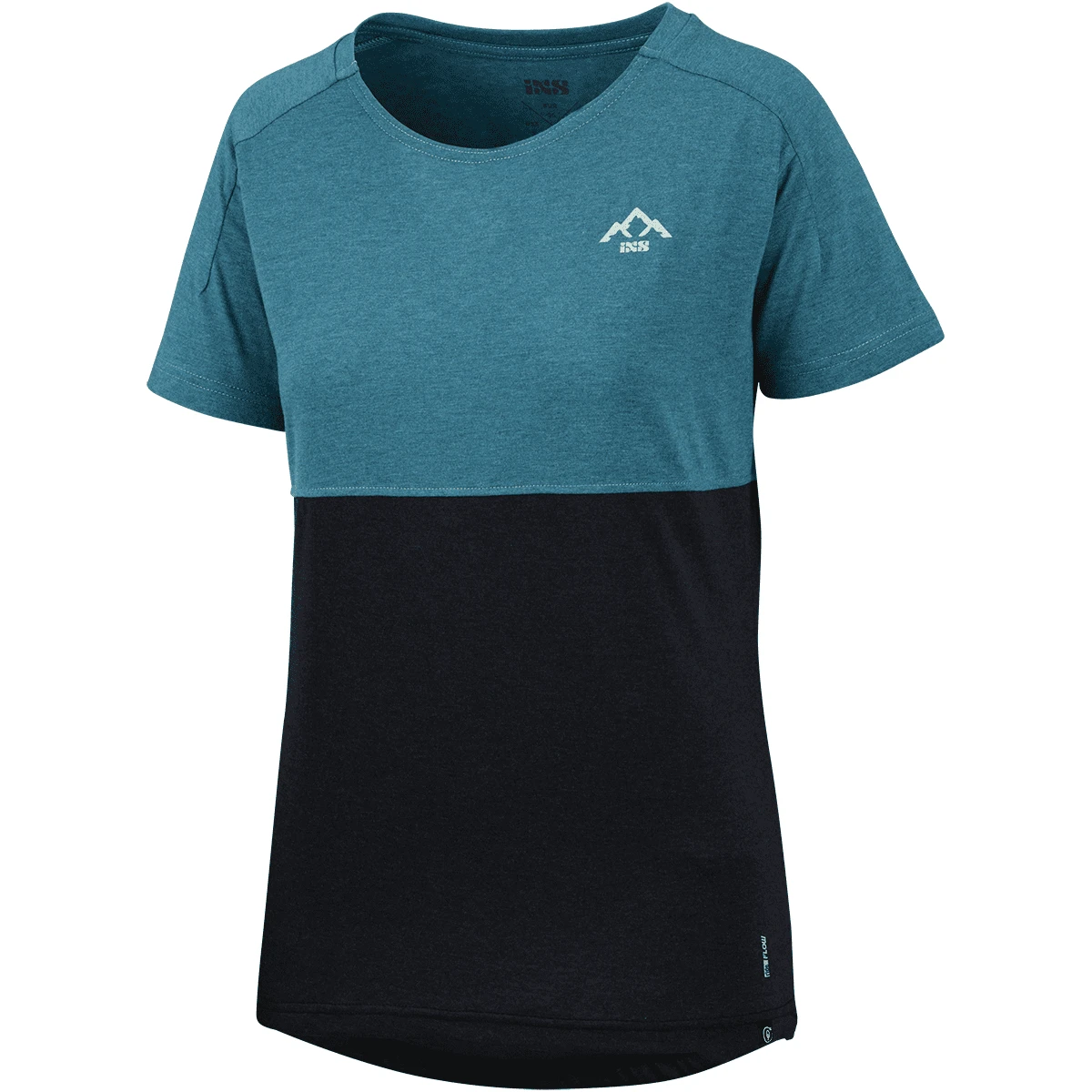 IXS Flow Women Tech Tee Mountain Everglade-zwart 1 IXS Flow Women Tech Tee Mountain Everglade-zwart