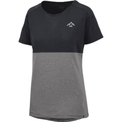 IXS Flow Women Tech Tee Mountain Zwart-grafiet