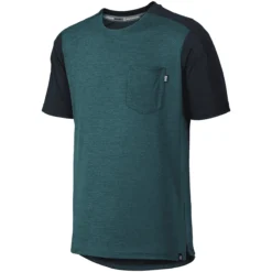 IXS Flow X Jersey Everglade-solid Black