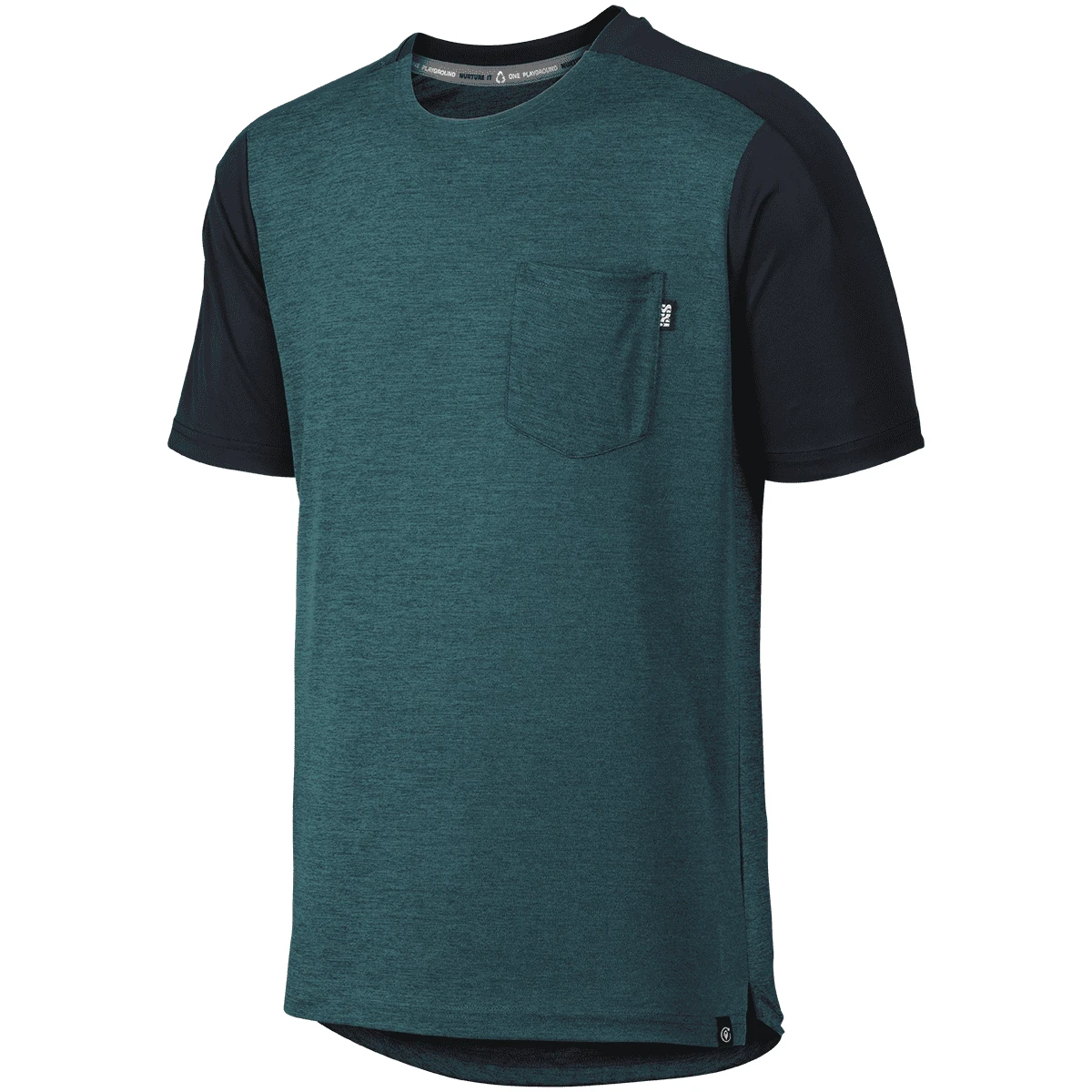 IXS Flow X Jersey Everglade-solid Black 1 IXS Flow X Jersey Everglade-solid Black