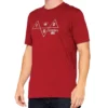 100% Vision - T-Shirt - Baksteen - Rood