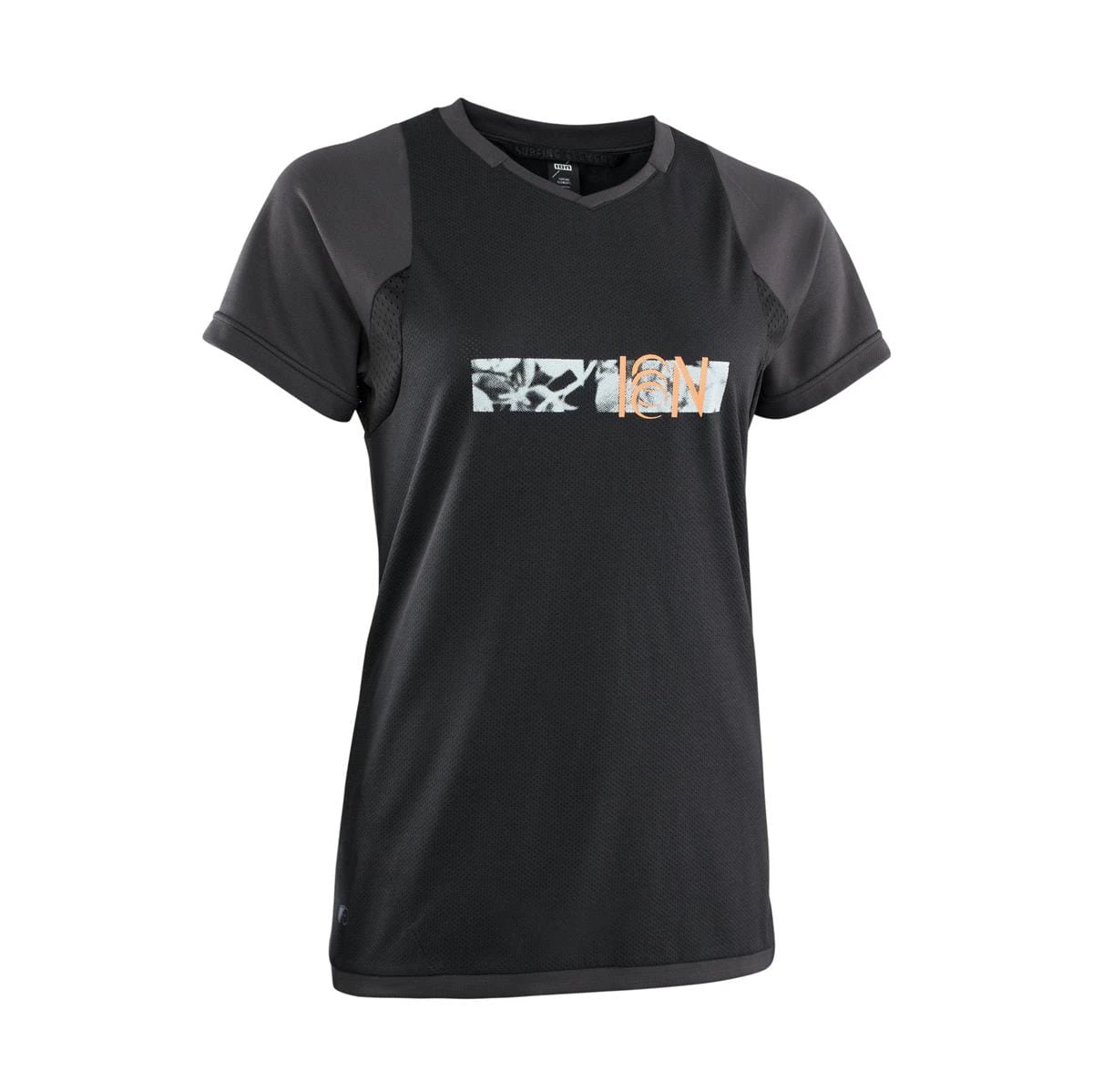 ION Bike Tee Scrub Amp SS Vrouwen Zwart 1 ION Bike Tee Scrub Amp SS Vrouwen Zwart