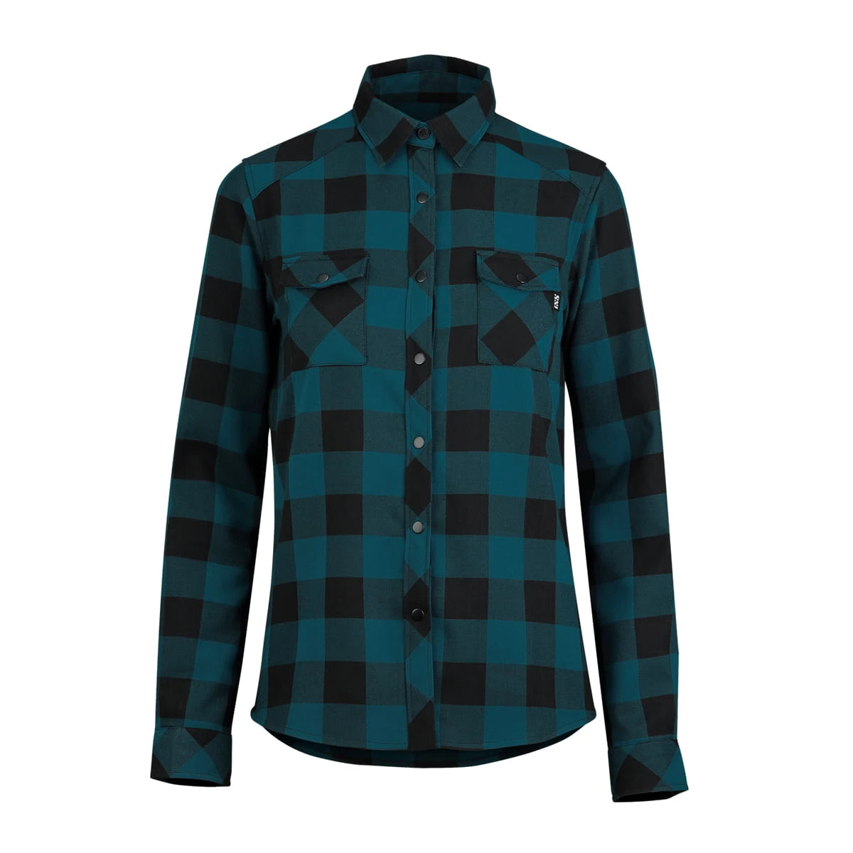 IXS Carve Digger Vrouwen Shirt Lange Mouwen - Turquoise/Zwart 1 IXS Carve Digger Vrouwen Shirt Lange Mouwen - Turquoise/Zwart