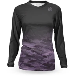 LOOSE RIDERS Dames Thermische Trui - Camo Lila