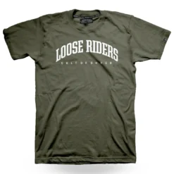 LOOSE RIDERS Heren Klassiek T-Shirts - Olijf