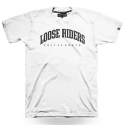 LOOSE RIDERS Heren Klassiek T-Shirts - Wit