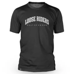 LOOSE RIDERS Heren Technische Jersey Korte Mouwen - Zwart