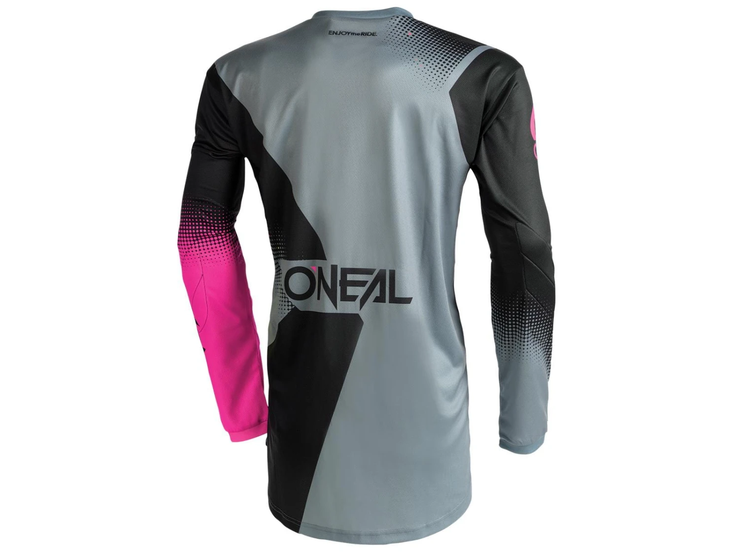 Oneal ELEMENT Dames Jersey RACEWEAR V.22 Zwart/grijs/roze 2 Oneal ELEMENT Dames Jersey RACEWEAR V.22 Zwart/grijs/roze - Afbeelding 2