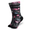 LOOSE RIDERS Sokken ''Roze Flamingo's! - Zwart/Roze