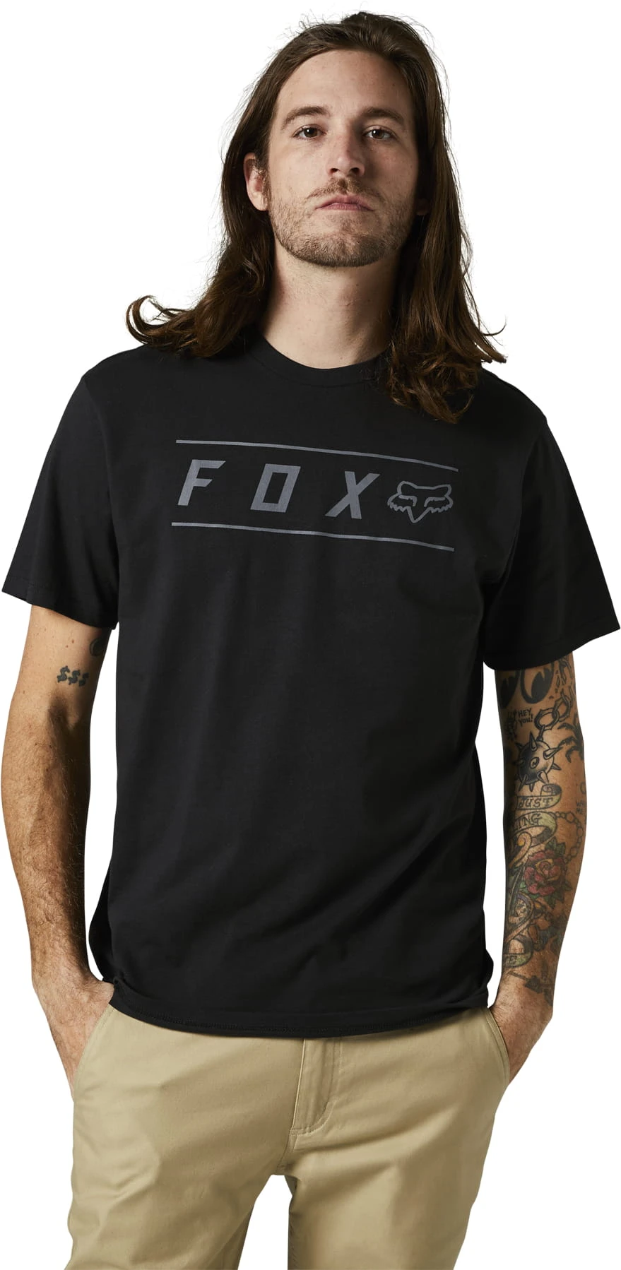 Fox Racing Pinnacle SS Premium Tee Zwart/Zwart 1 Fox Racing Pinnacle SS Premium Tee Zwart/Zwart