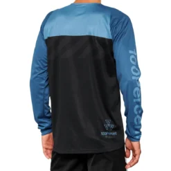 100% R-Core Trui Met Lange Mouwen - Zwart/platblauw 3 100% R-Core Trui Met Lange Mouwen - Zwart/platblauw -Fiets Vonk Verkoopwinkel R CoreLongSleeveJersey BlackSlateBlue 2