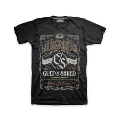 LOOSE RIDERS T-shirt ''Whiskey'' - Zwart
