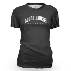 LOOSE RIDERS Dames Technische Jersey Korte Mouwen - Zwart