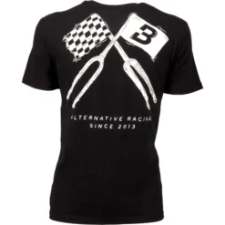 Bombtrack Alternatief Racing T-shirt - Zwart -Fiets Vonk Verkoopwinkel bombtrack alternative racing t shirt black white print 2 1093522