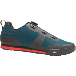 Giro Tracker - Haven Blauw/helder Rood -Fiets Vonk Verkoopwinkel giro tracker flat pedal shoe harbor blue bright red 1