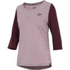 IXS Carve X Vrouwen Henley - Taupe-Raisin