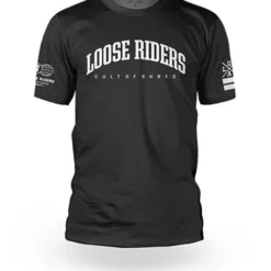 LOOSE RIDERS Tech Heren Jersey Korte Mouw - Klassiek Zwart-S