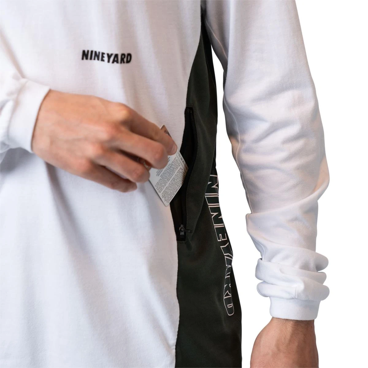 PREMIUM. Bamboe Tech Longsleeve - Wit 2 PREMIUM. Bamboe Tech Longsleeve - Wit - Afbeelding 2