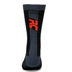 Ride Concepts Mullet Merino Sokken - Zwart/Rood -Fiets Vonk Verkoopwinkel rc soc 0002 mullet black red back ID 36415