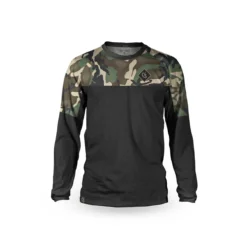 LOOSE RIDERS C/S Jersey Lange Mouw - Camo/Zwart