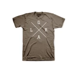 LOOSE RIDERS Collegiaal T-shirt X Logo - Bruin