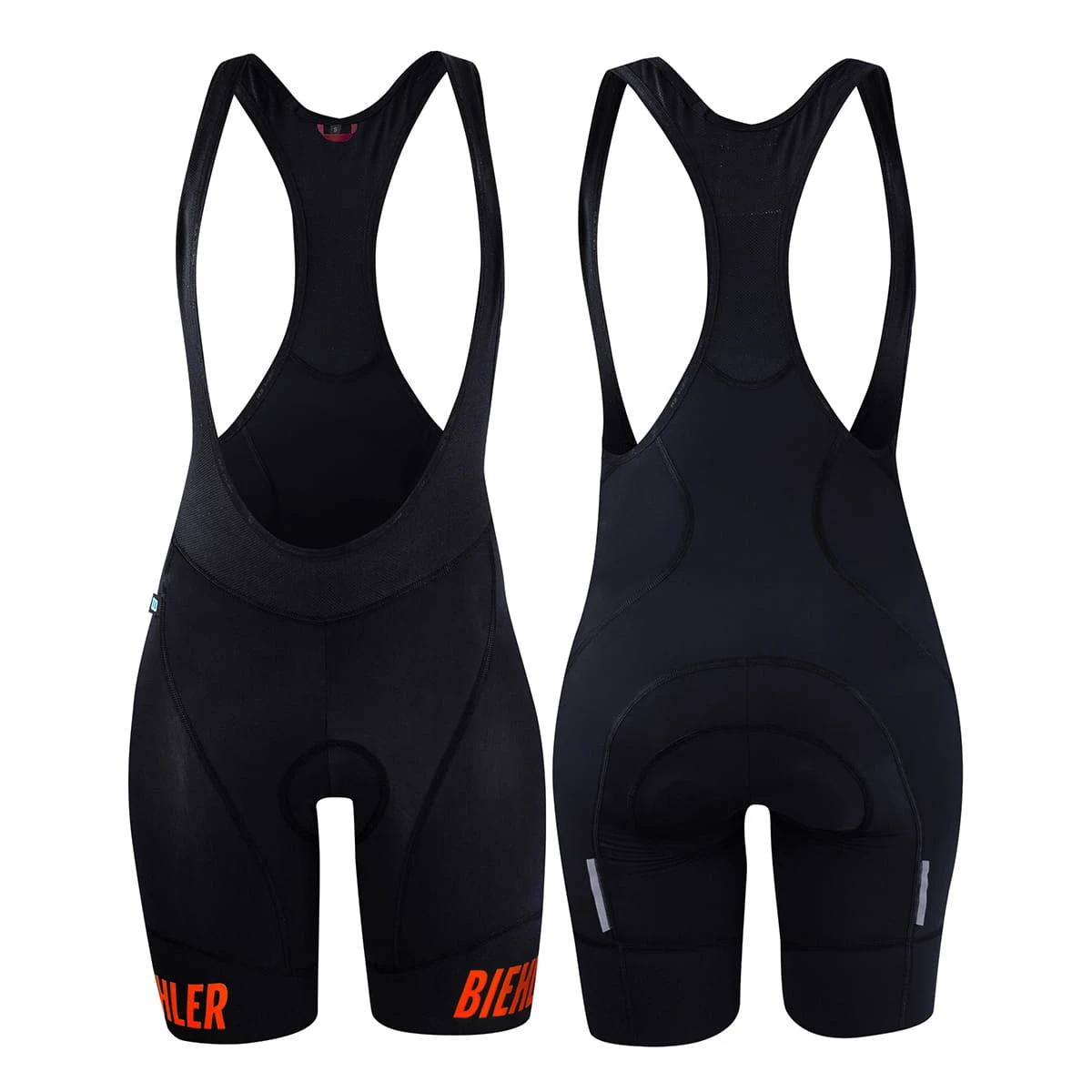 ESSENTIAL Woman Bib Shorts - Zwart - BLR Rood 1 ESSENTIAL Woman Bib Shorts - Zwart - BLR Rood